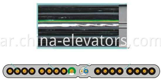 Elevator Flat Traveling Cable 16 Cores